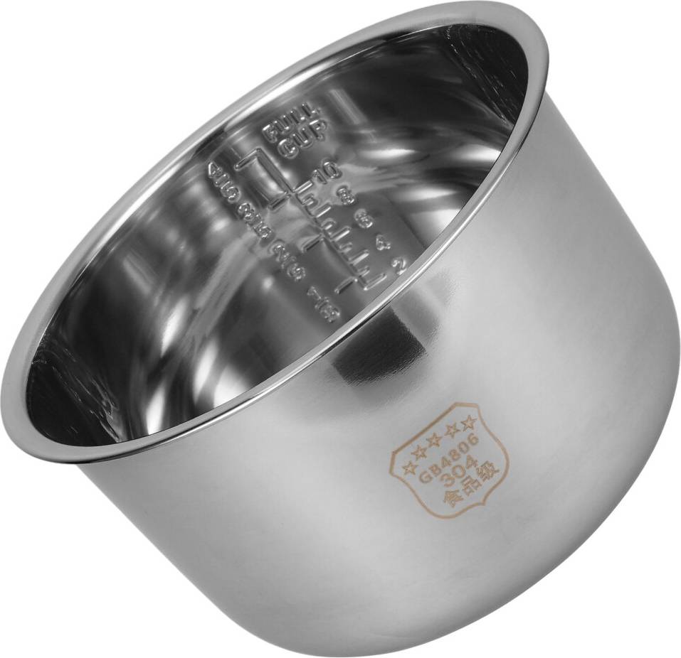 Ohphcall Rice Cooker Inner Pot Stainless Steel