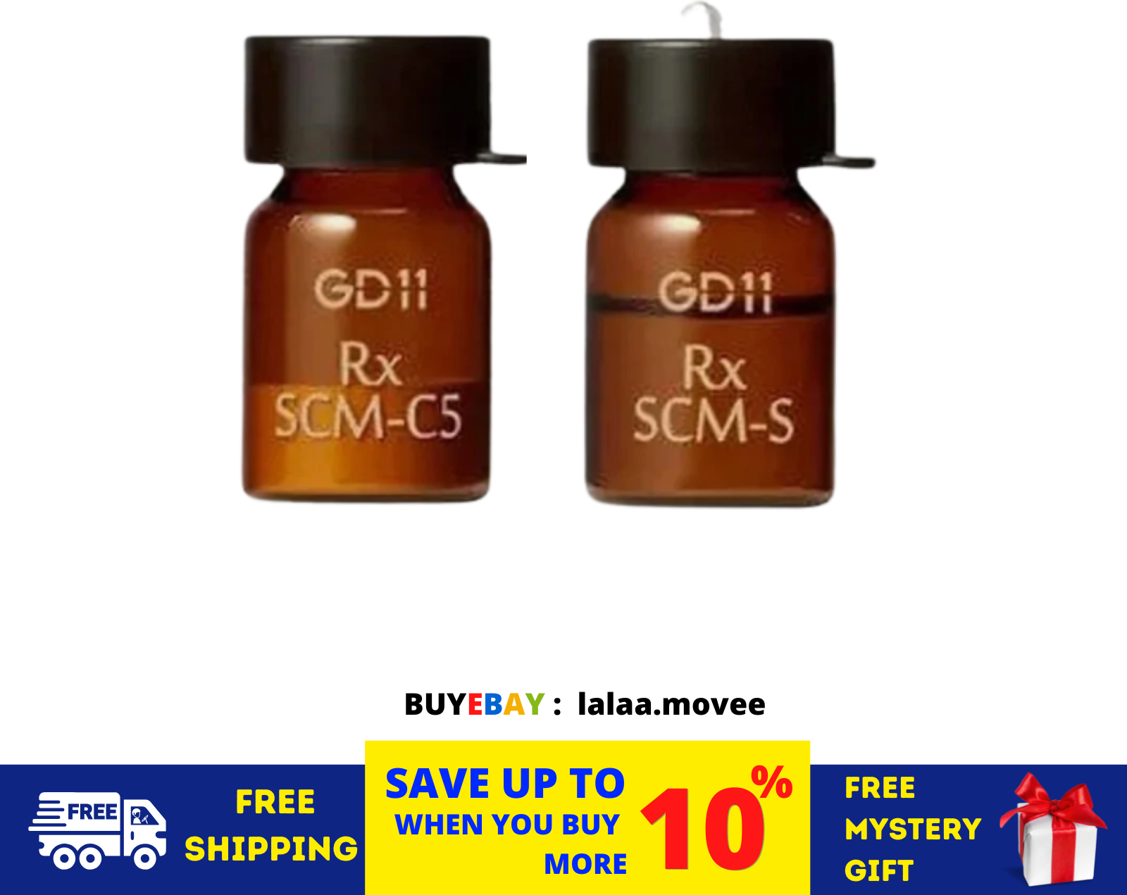 GD11 Rx SCM Skin Program Intensive Ampoules - SCM-C5/SCM-S