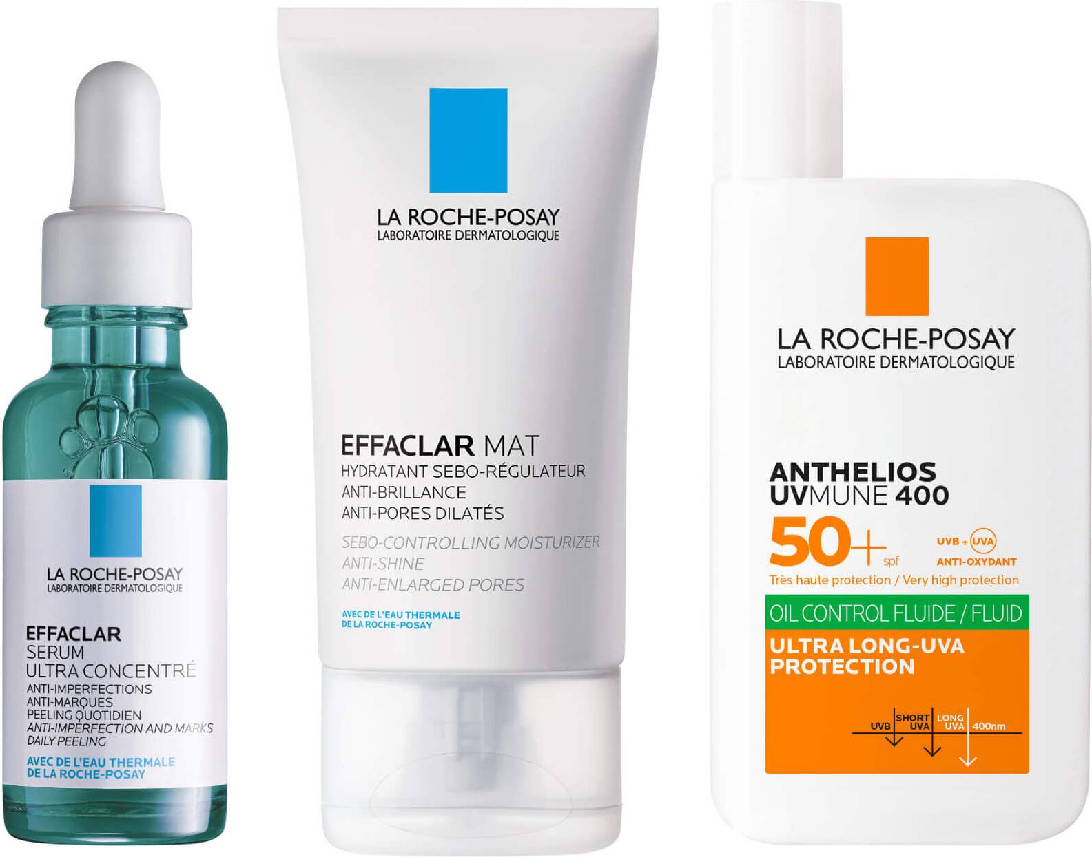 La Roche-Posay Men's Routine for Oily Blemish Prone Skin