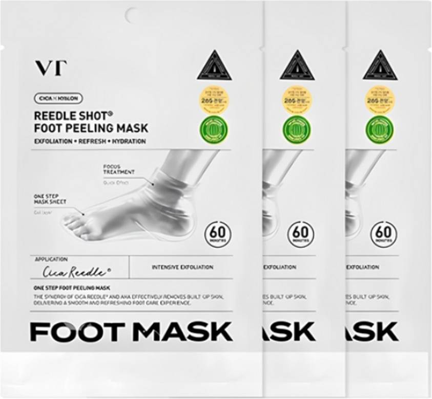VT Cosmetics Reedle Shot Foot Peeling Mask 3 Pack 40ml