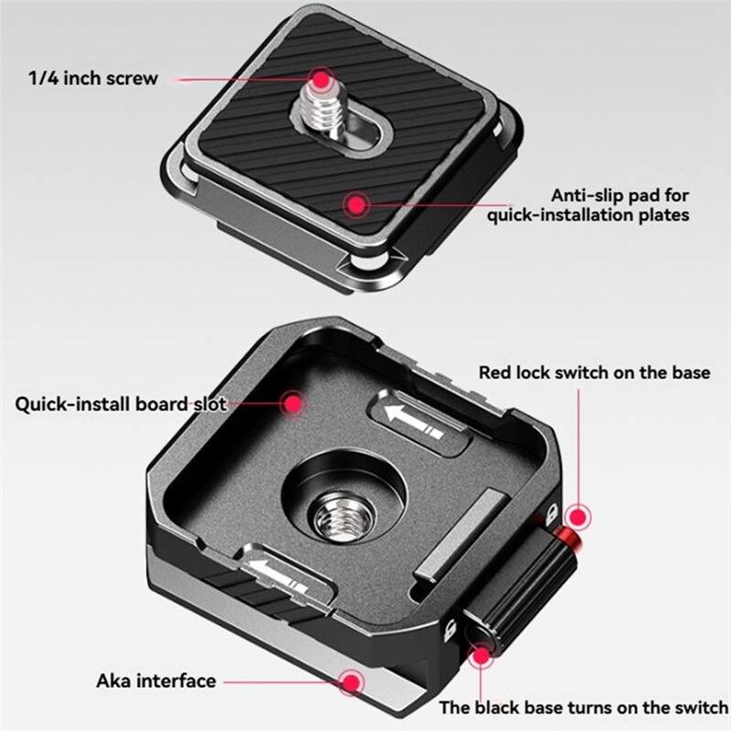 All-Metal Camera Quick Release Kit