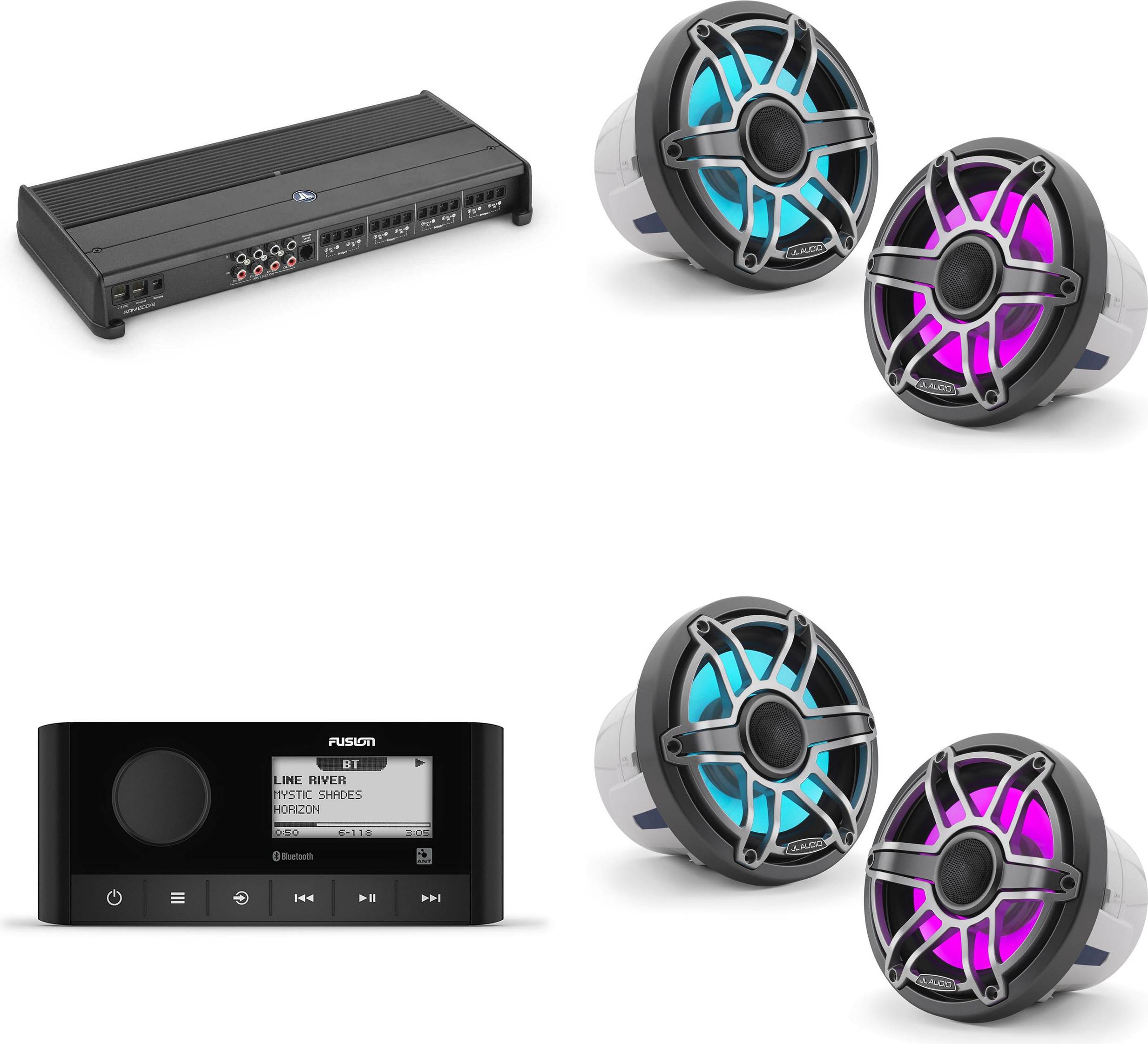 Car stereo system JL Audio M6 8.8 RGB Marine System