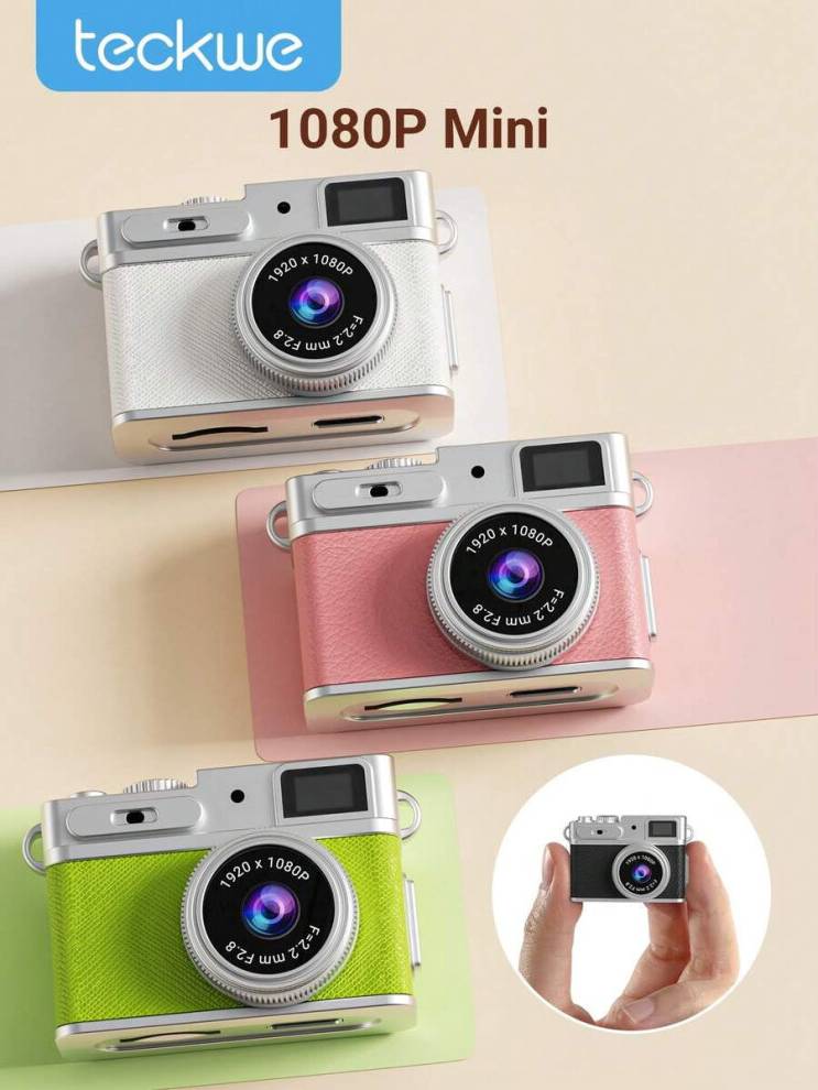 Teckwe 1080P Mini Keychain Camera
