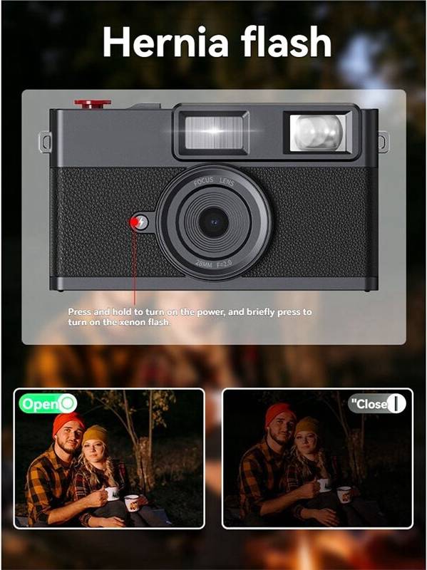 8MP Retro Screen Free Digital Camera