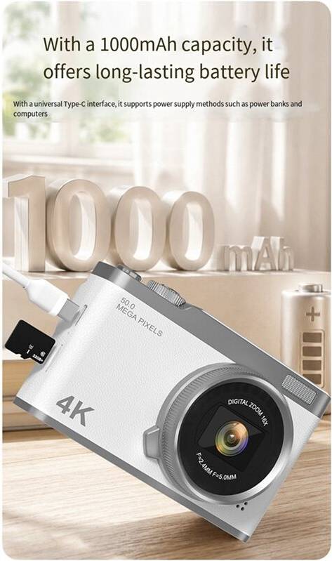 4K Digital Camera - 48 MP - Autofocus
