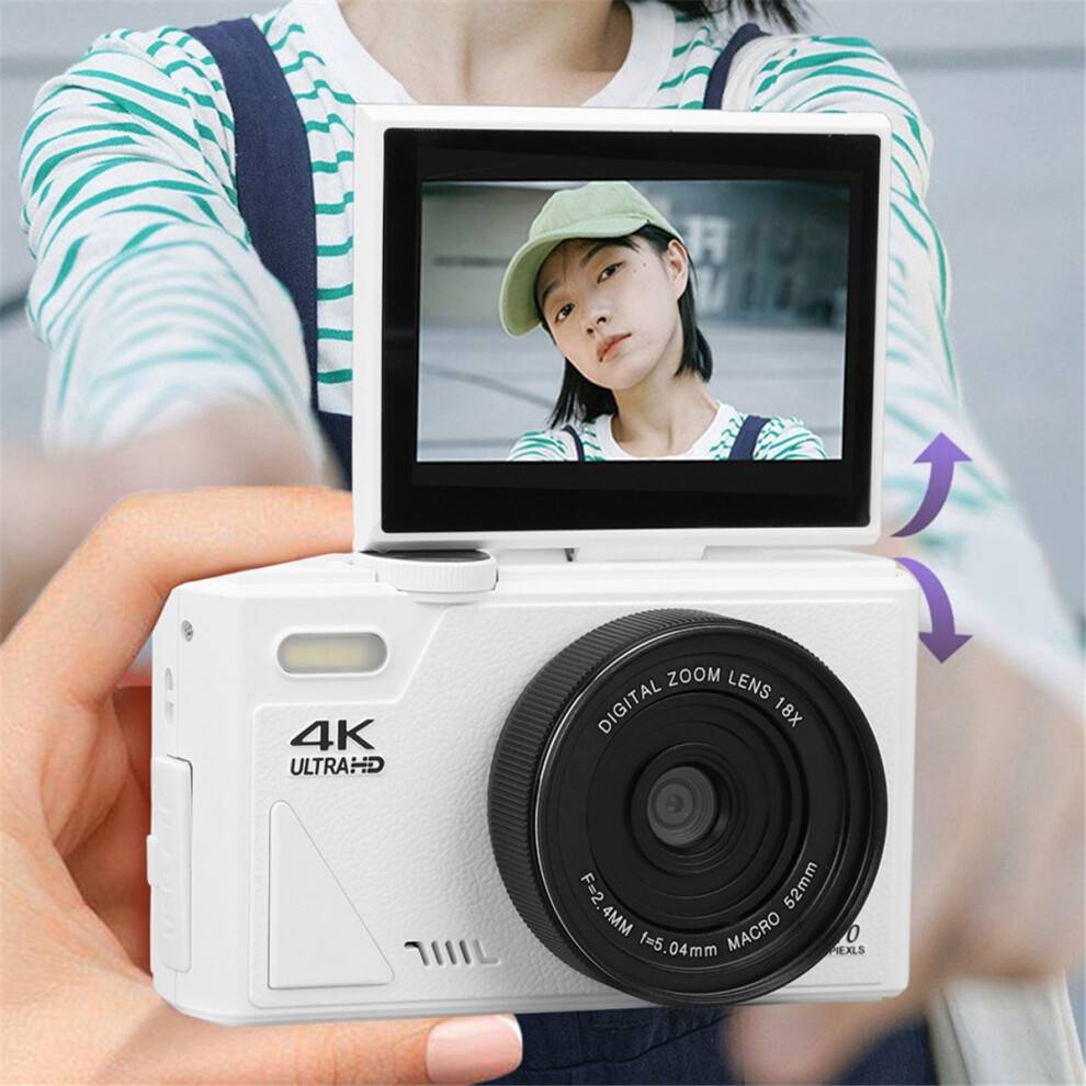 Exogio Retro Digital Camera 64MP 3 Inch IPS Screen