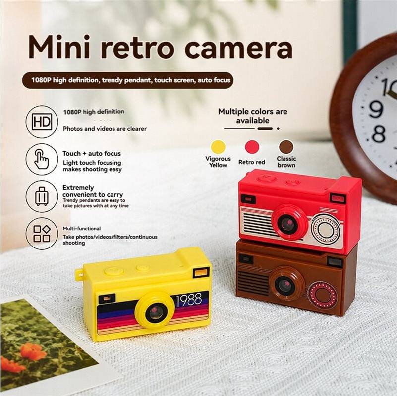 Mini Retro Digital Camera 1080p