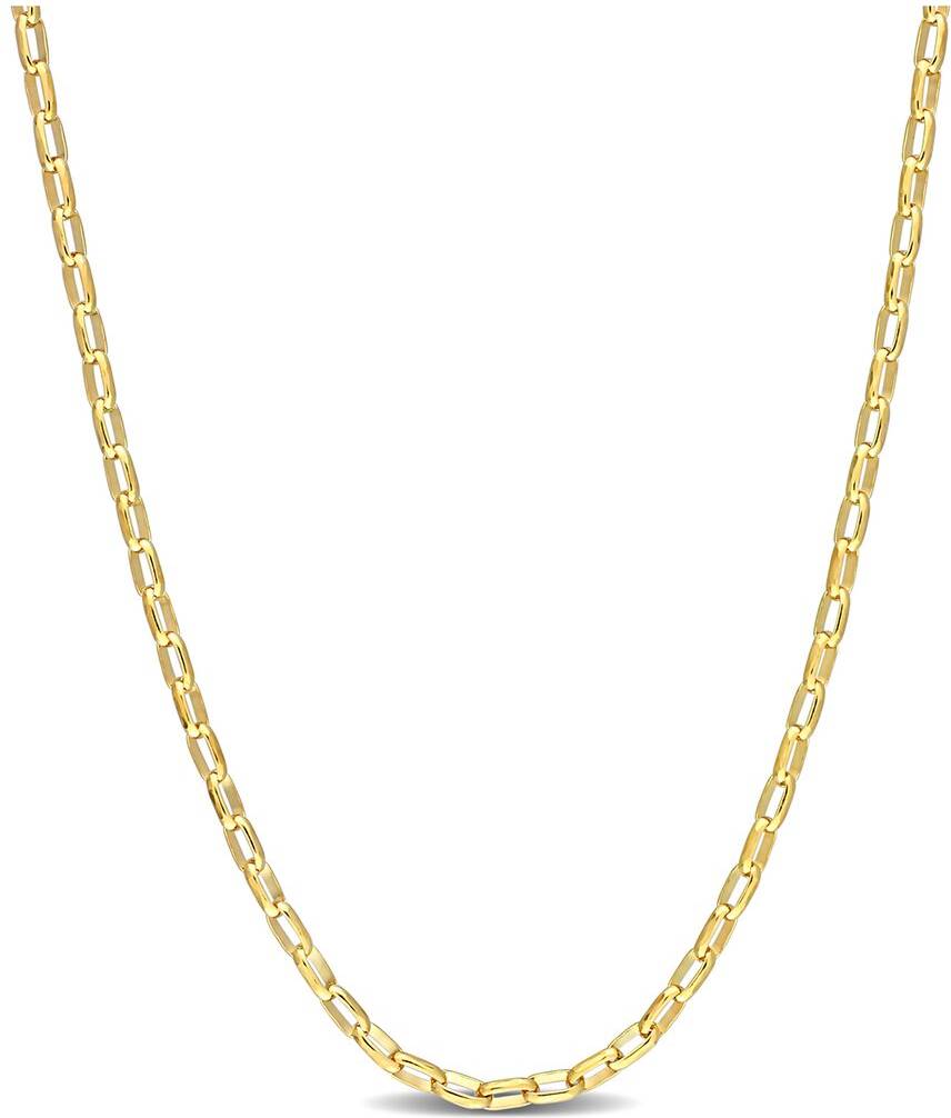 18K Over Rolo Chain Necklace