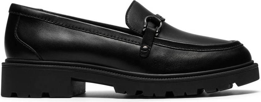Debenhams Code L Step Leather Shoes - Black