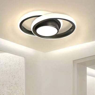 Led ceiling light AMill Modern LED Ceiling Light 2 Rings Ceiling Flush Light