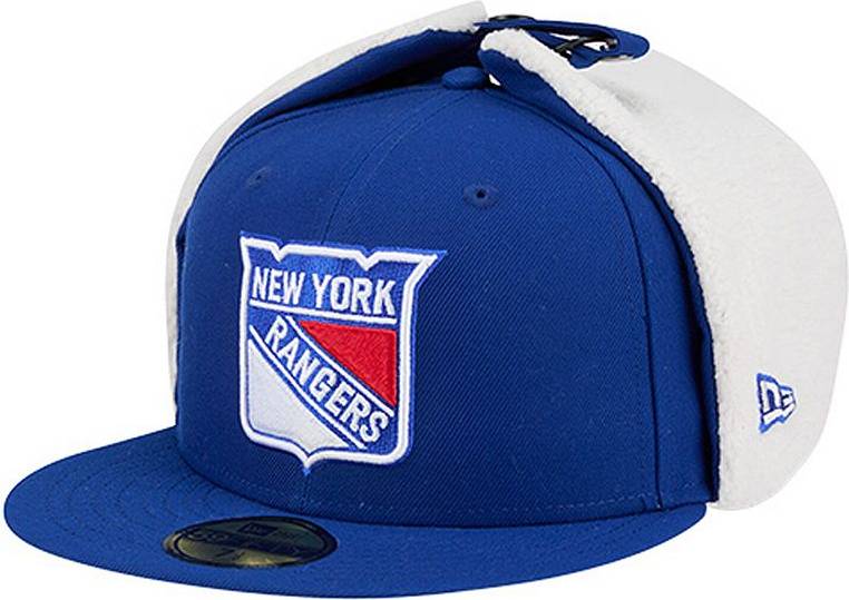 New Era Injection Dog Ear Classic Fitted Hat - Ran Blue