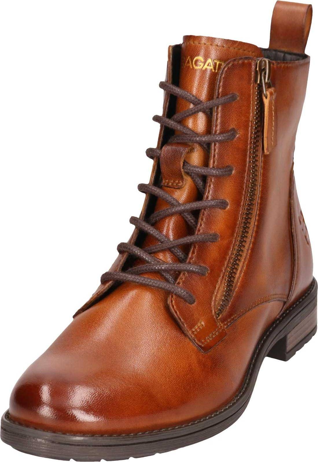 Boot Cognac Leder Synthetik - Normal