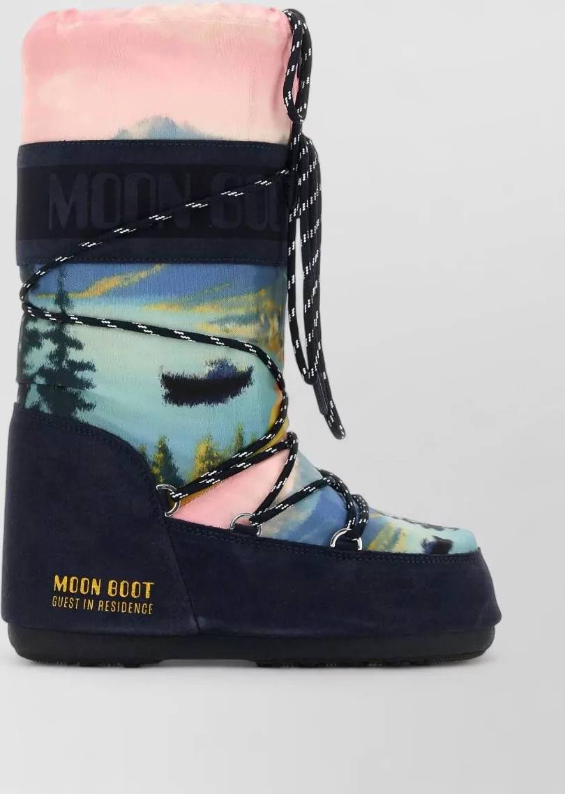 Moon boots icon Moon Boot Printed Canvas Icon Boots