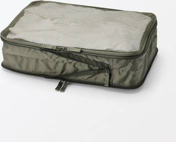 Muji Polyester Compression Packing Cube Large Grey L