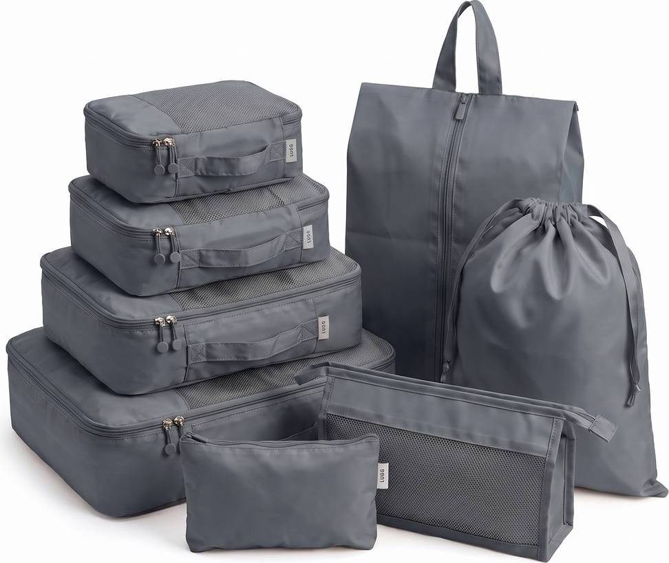 Lugg Unisex 8 Set Compression Packing Cubes