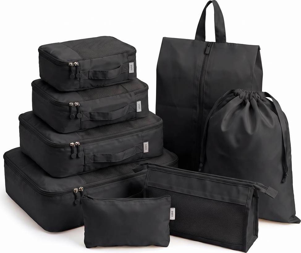 Lugg Unisex Compression Packing Cubes 8 Set