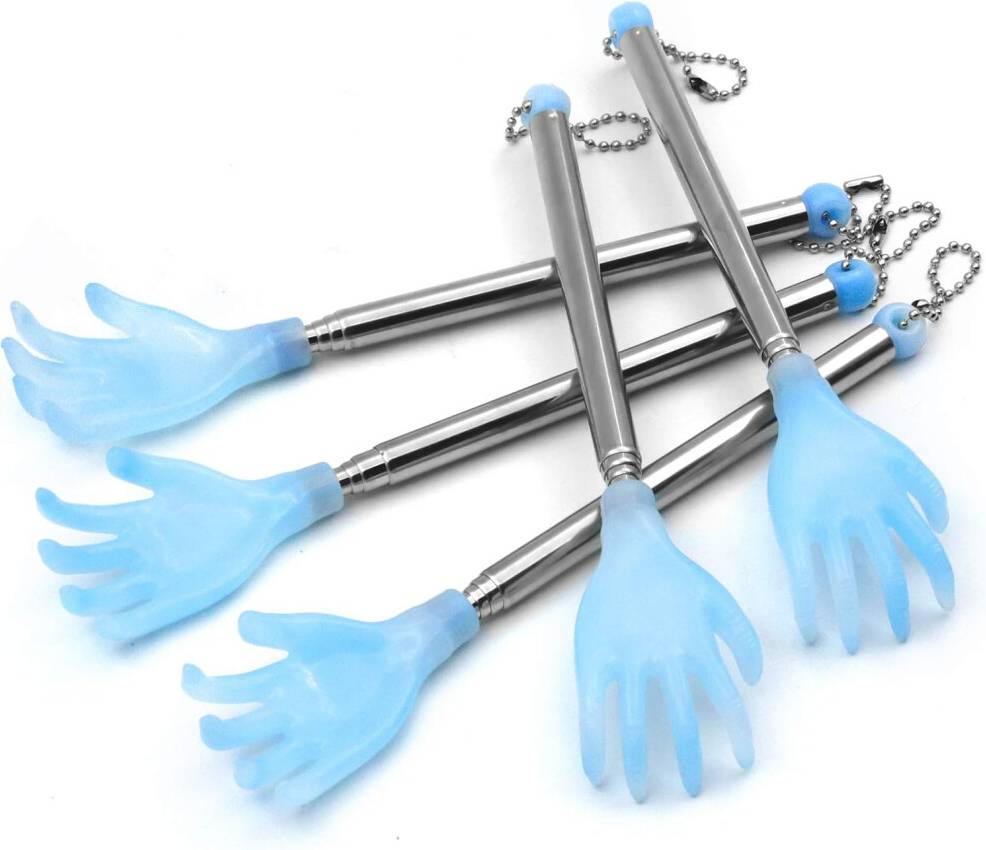 Retractable Design Back Scratcher With Telescopic Handle