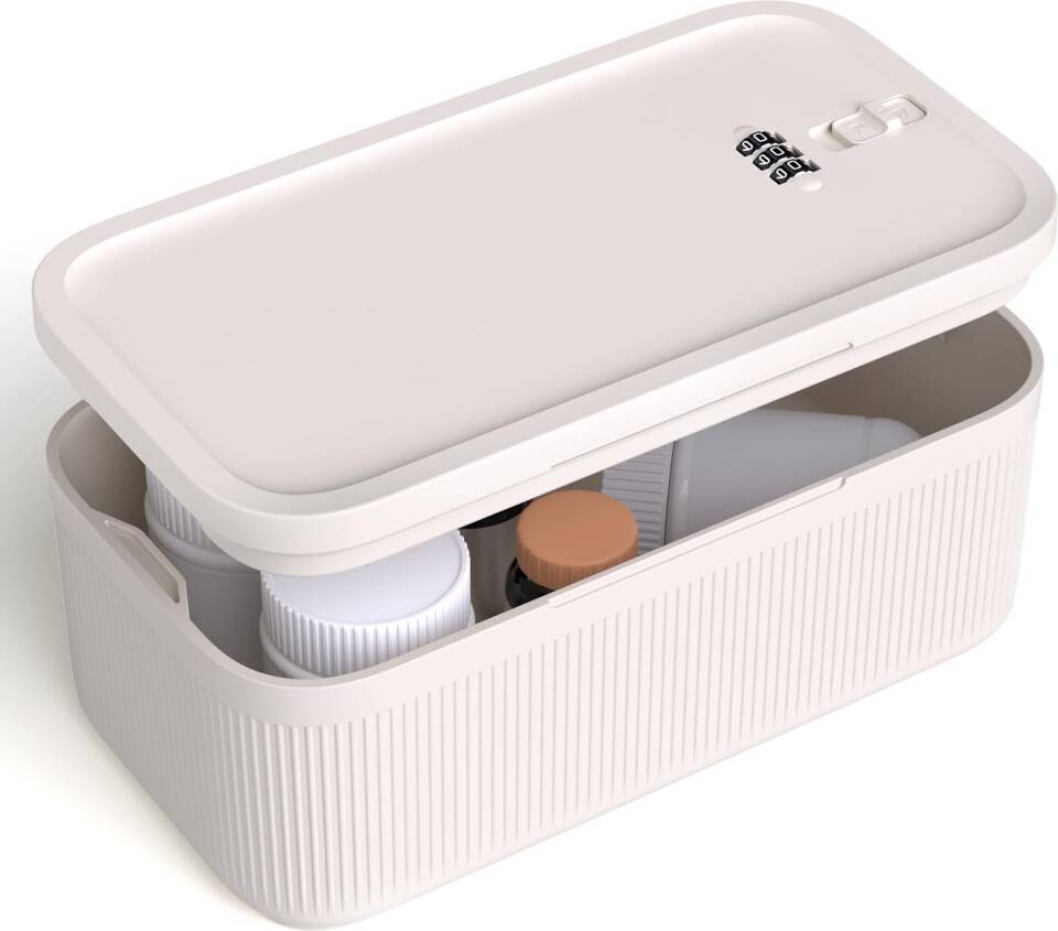 Lockable fridge Lockable Storage Box with Combination Code
