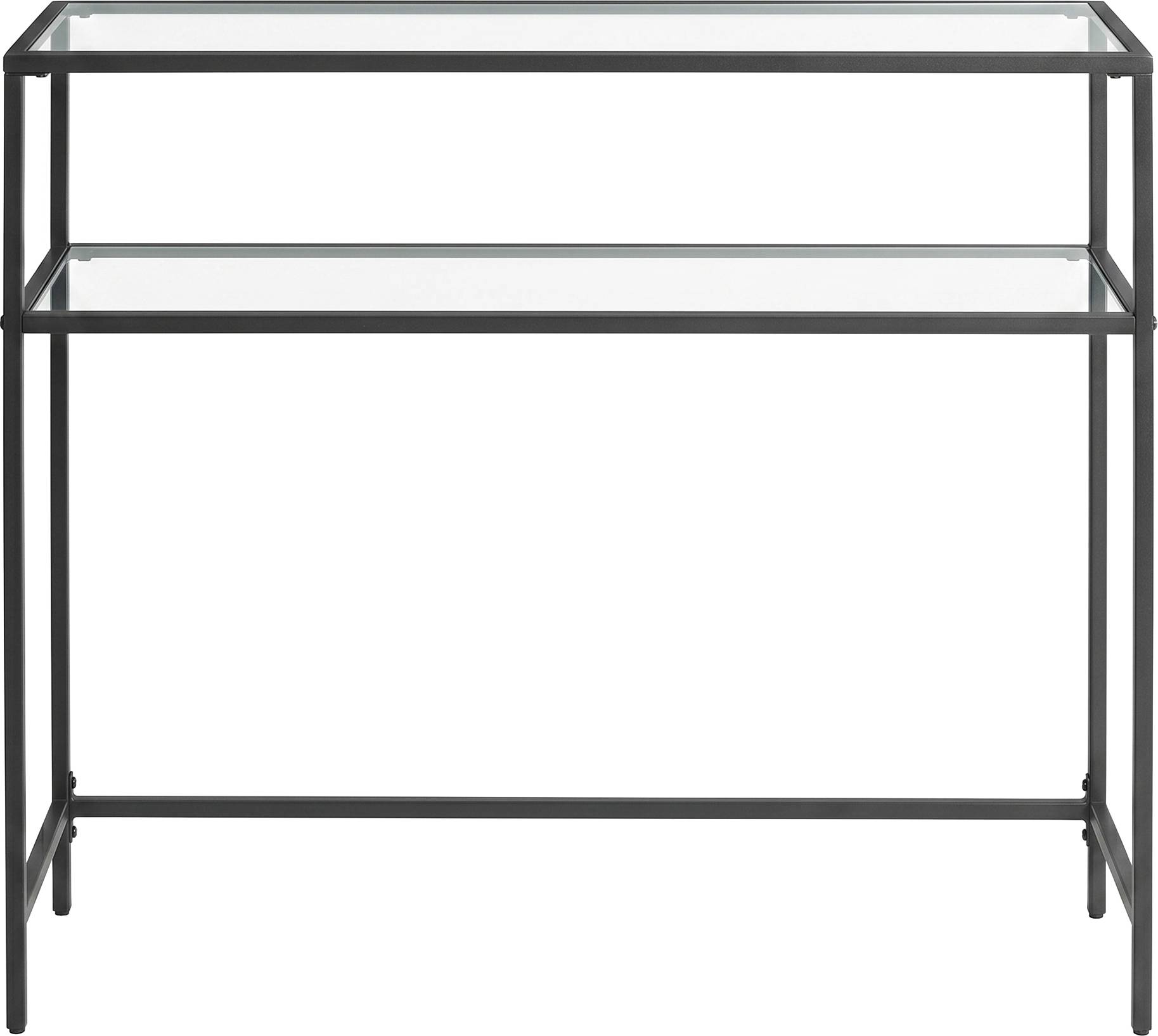 Vasagle Tempered Glass Console Table With Metal Frame Console Table