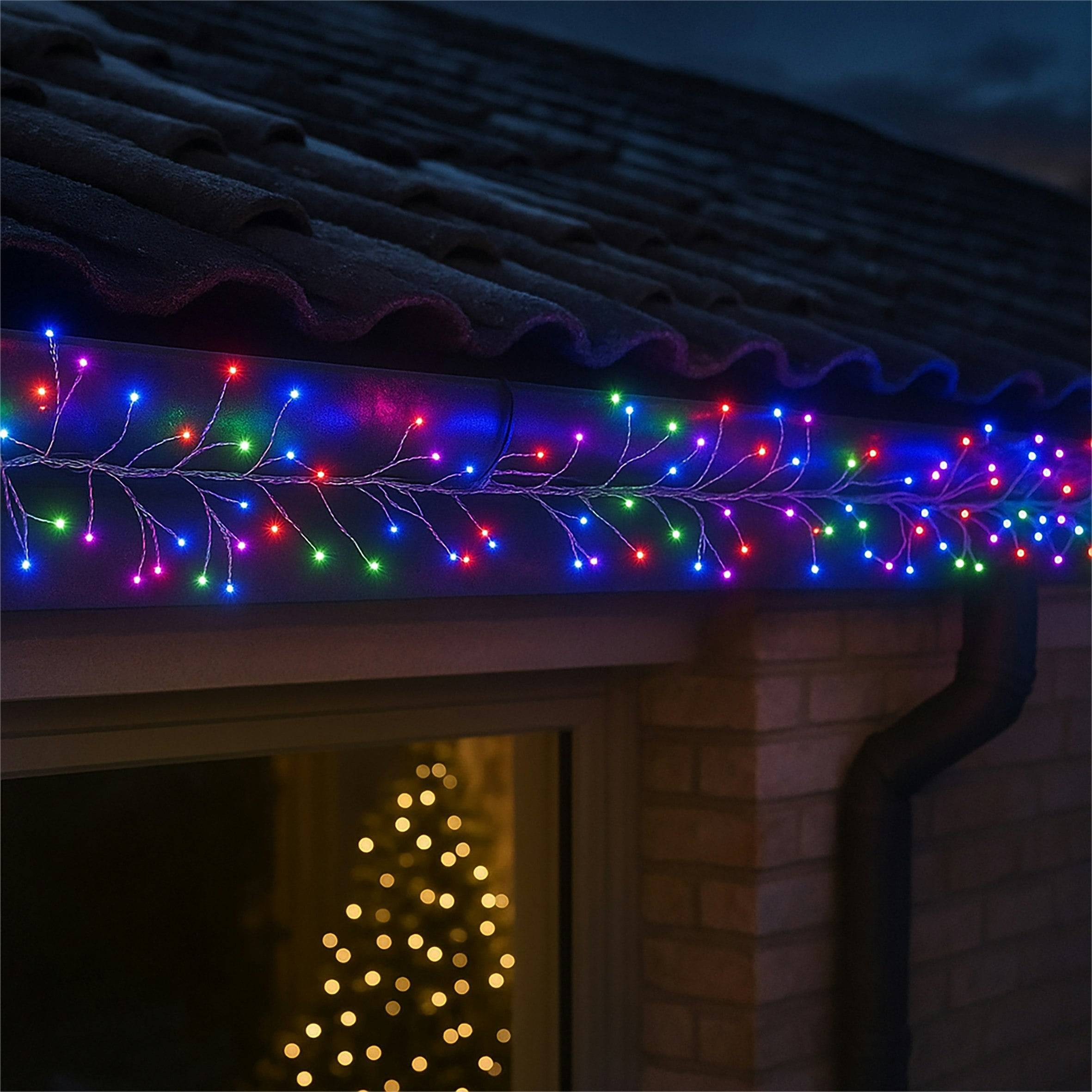 Smart led strips 10m Mini Cluster Light Smart RGB 10m Silver Wire String Light & Light Strip