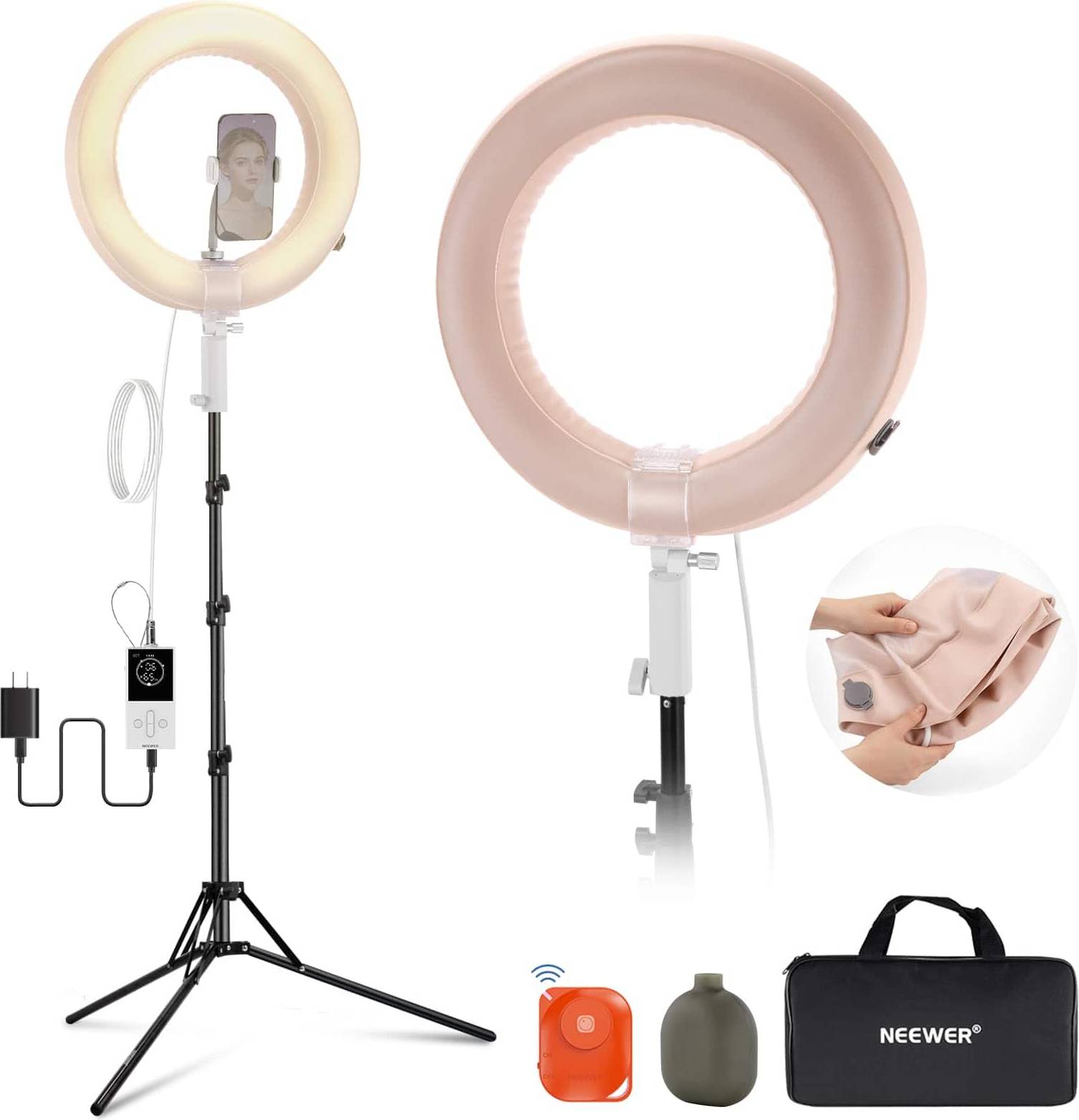Neewer ring light Neewer 14 Inflatable Ring Light 35W