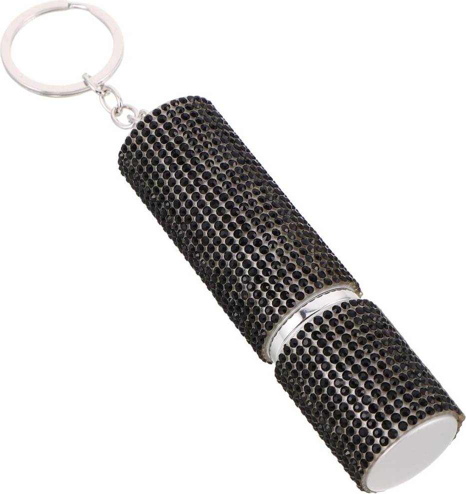 HKHBJS Portable Rhinestone Perfume Bottle Keychain