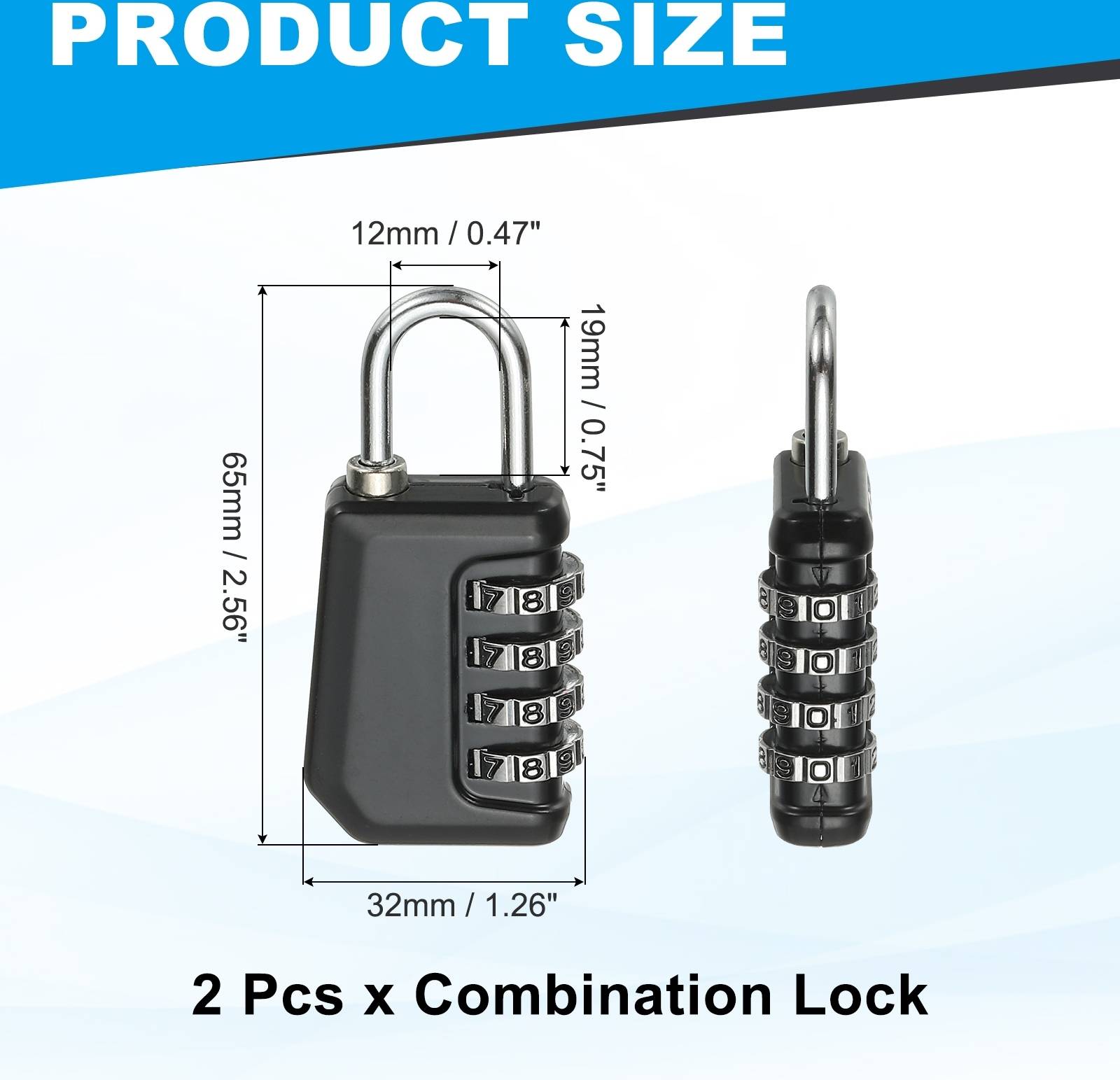 Combination lock Unique Bargains 4 Digit Combination Lock Waterproof