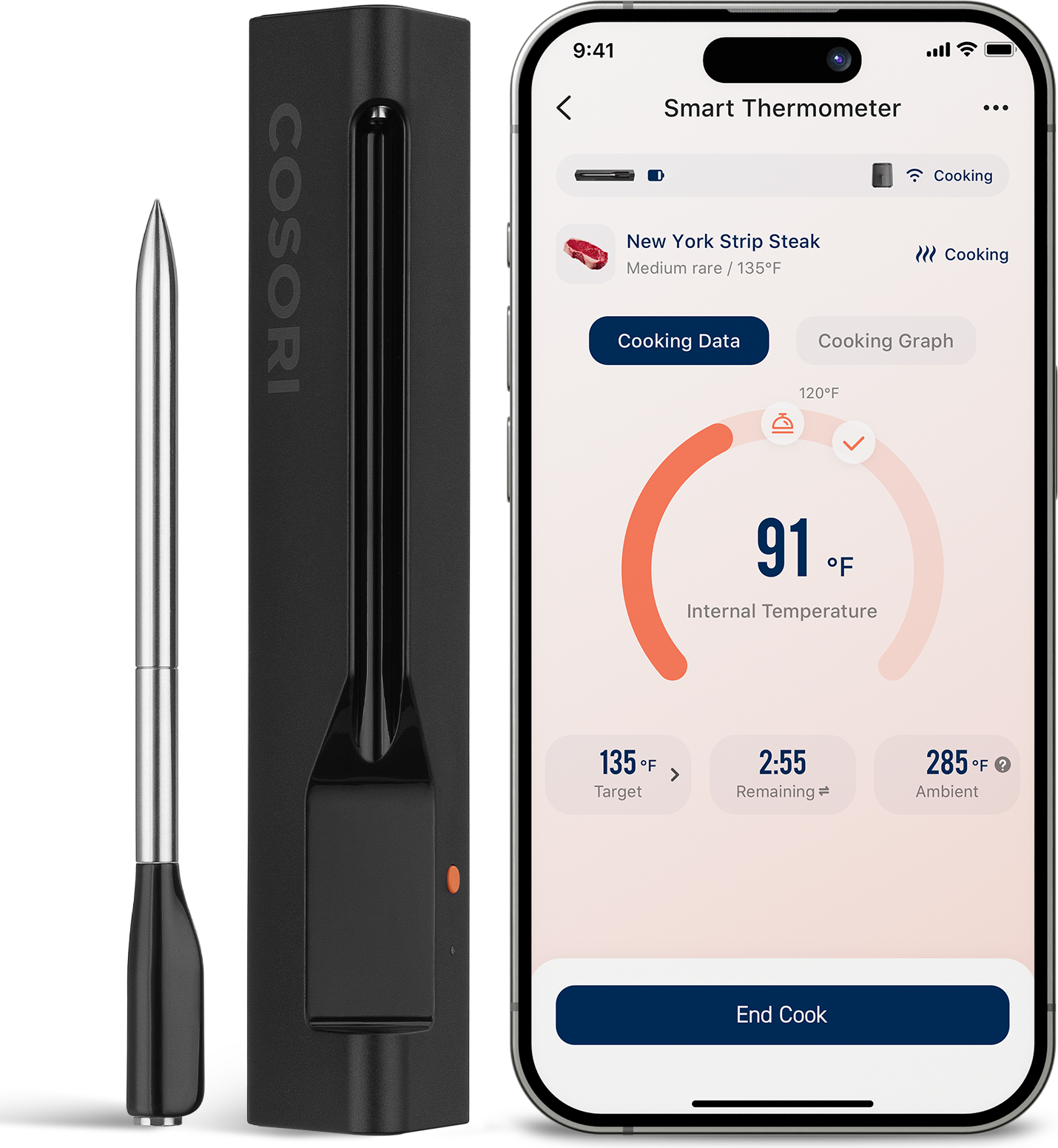 Cosori Cosori Smart Meat Thermometer Kitchen Thermometer