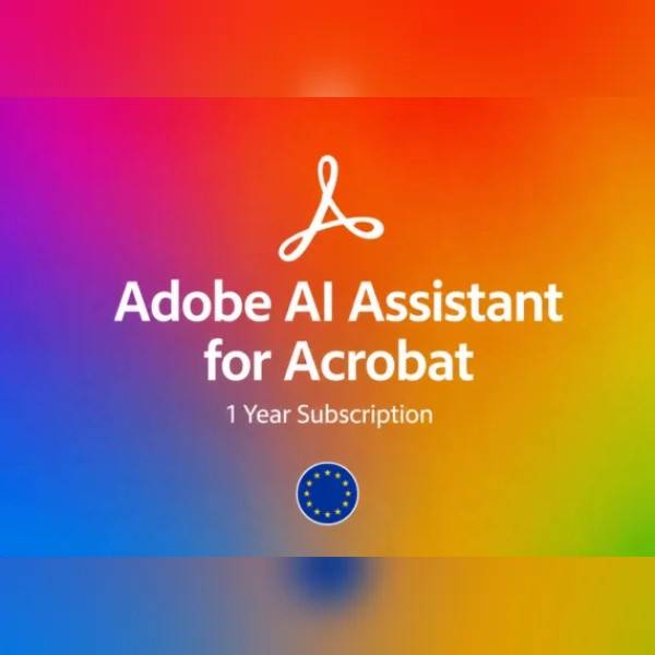 Adobe AI Assistant Acrobat 1 Year Subscription Key