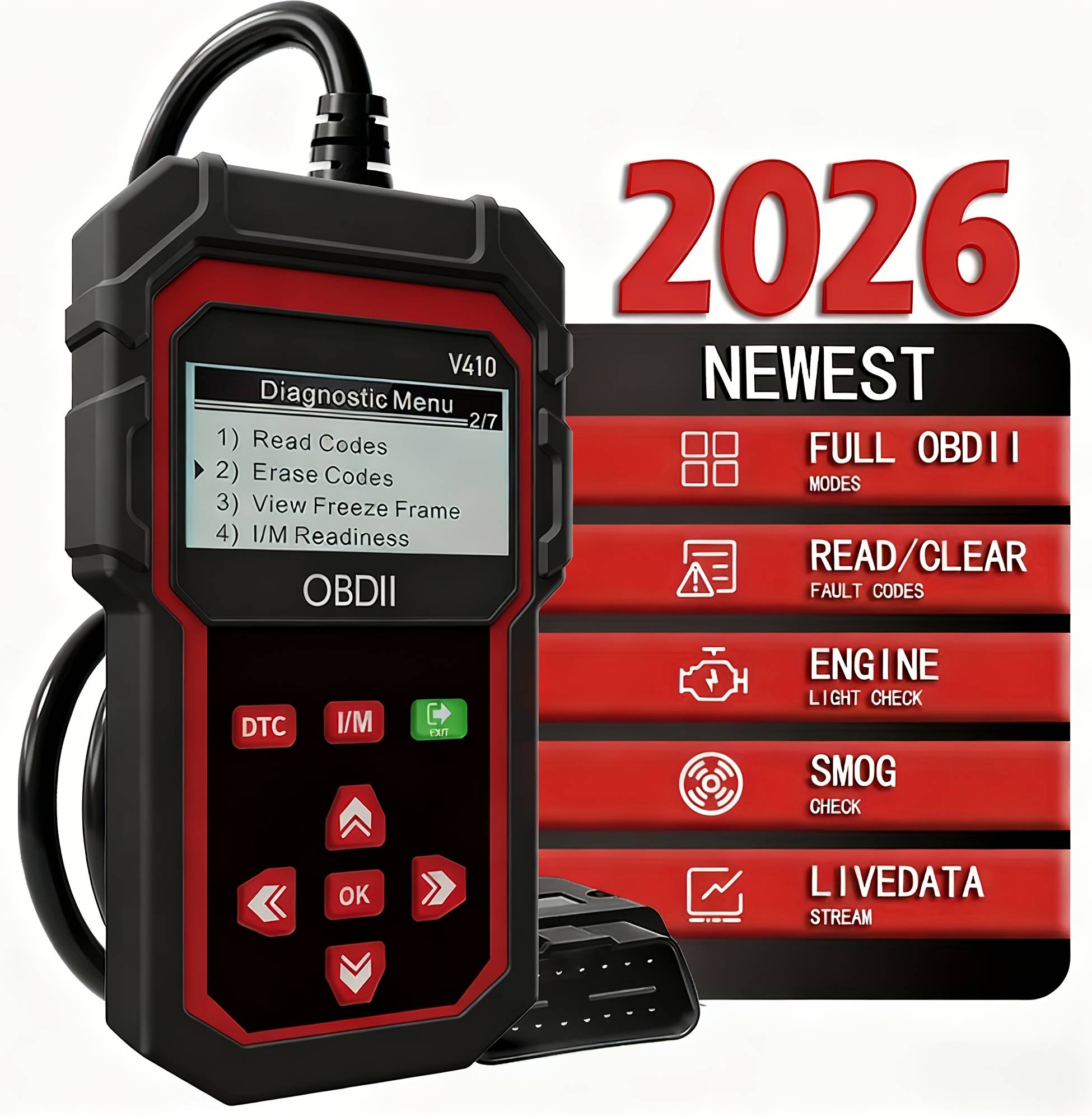 Auto scanner Temu V410 Auto Engine System Detection Scanner