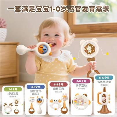 Shein Baby Rattle Soothing Toy Set