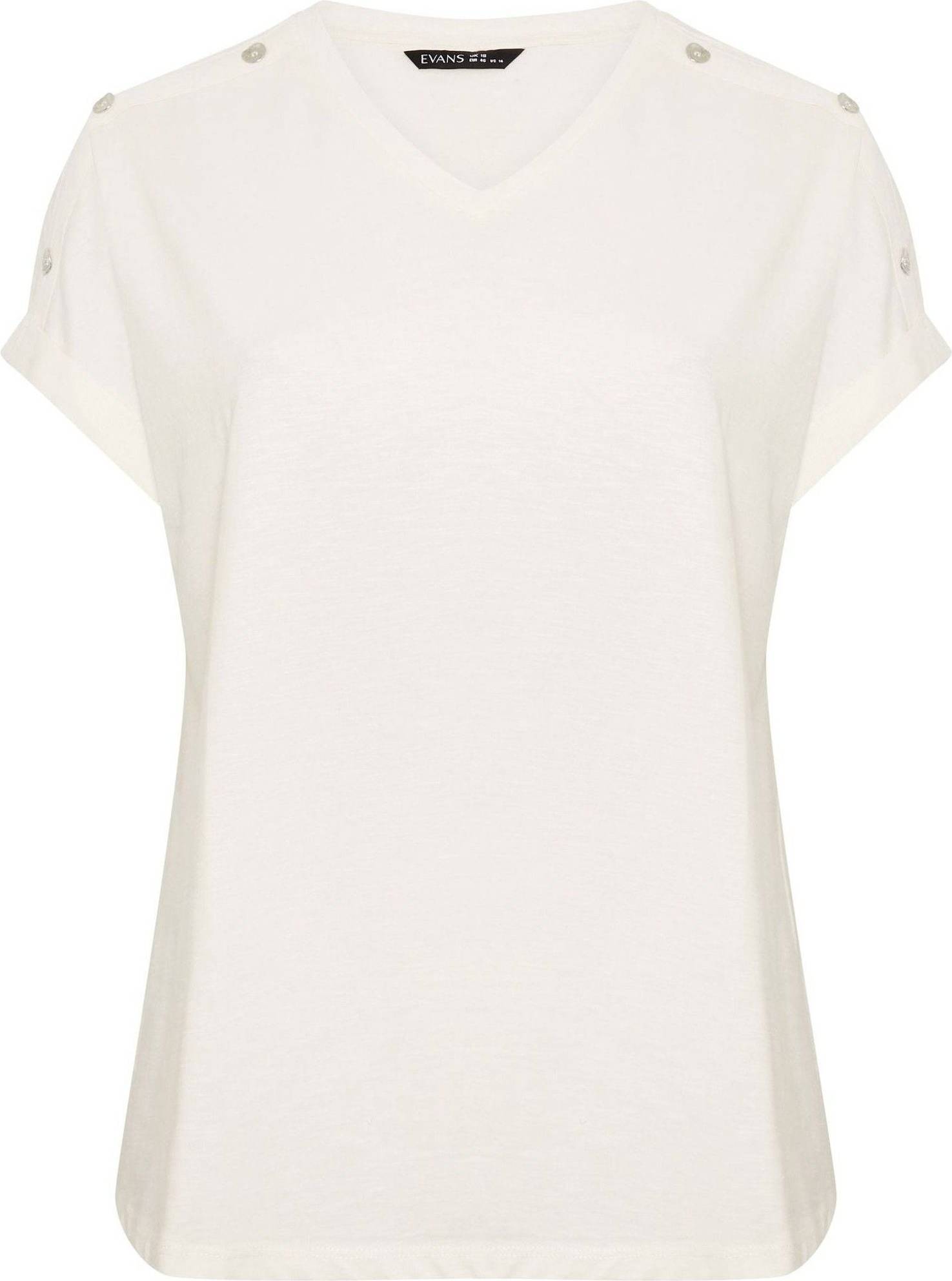 Cream V-Neck Shell Top - Cream