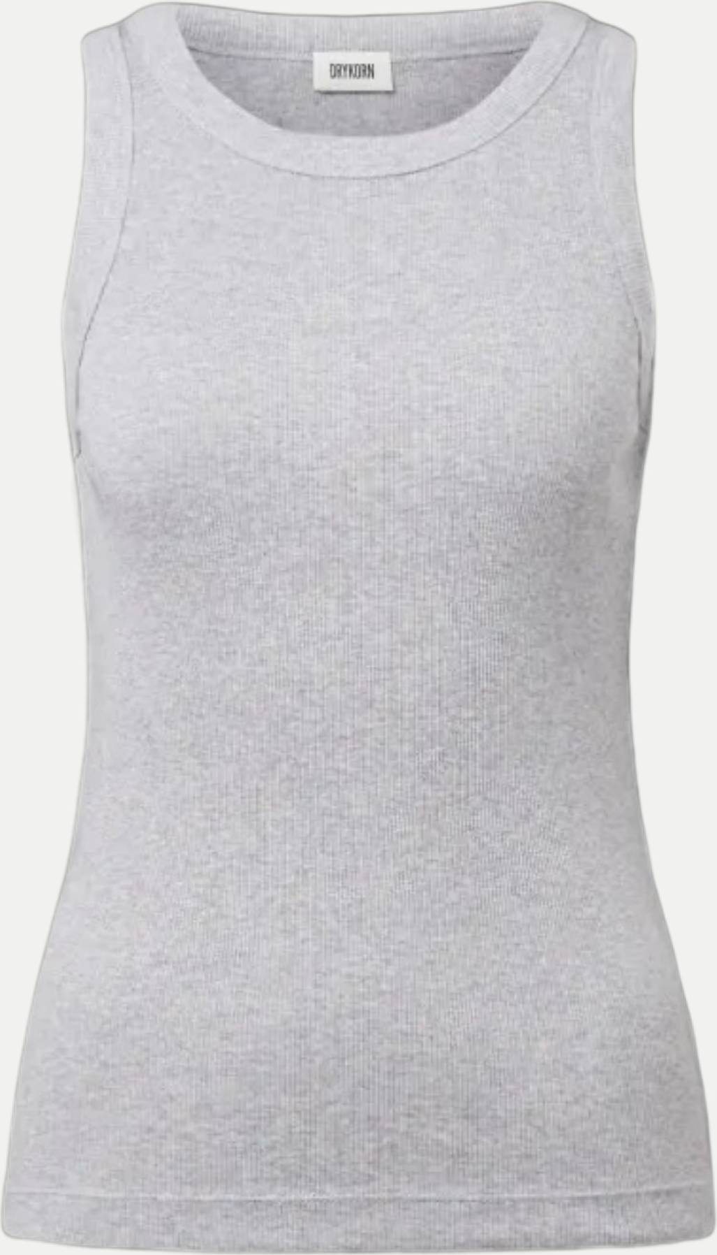 Tanktop Ripp-Optik Modell Olina - Hellgrau