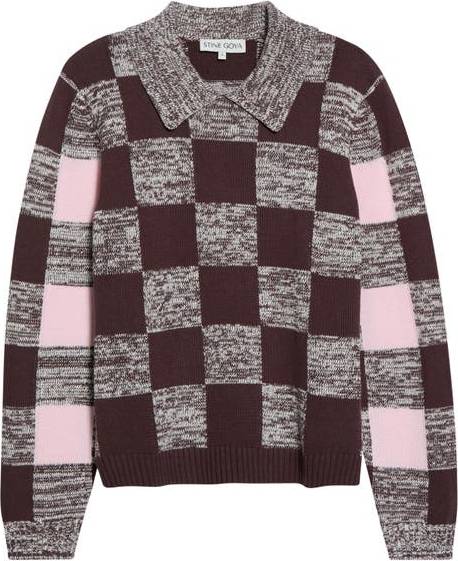 Check Polo Sweater Multichecks Mix