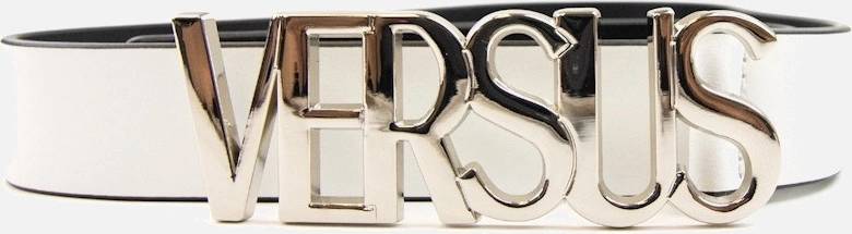 Capital Lettering Belt - White