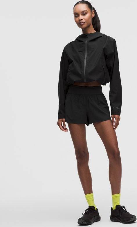 Lululemon Fast and Free Mid-Rise Split Shorts - Black
