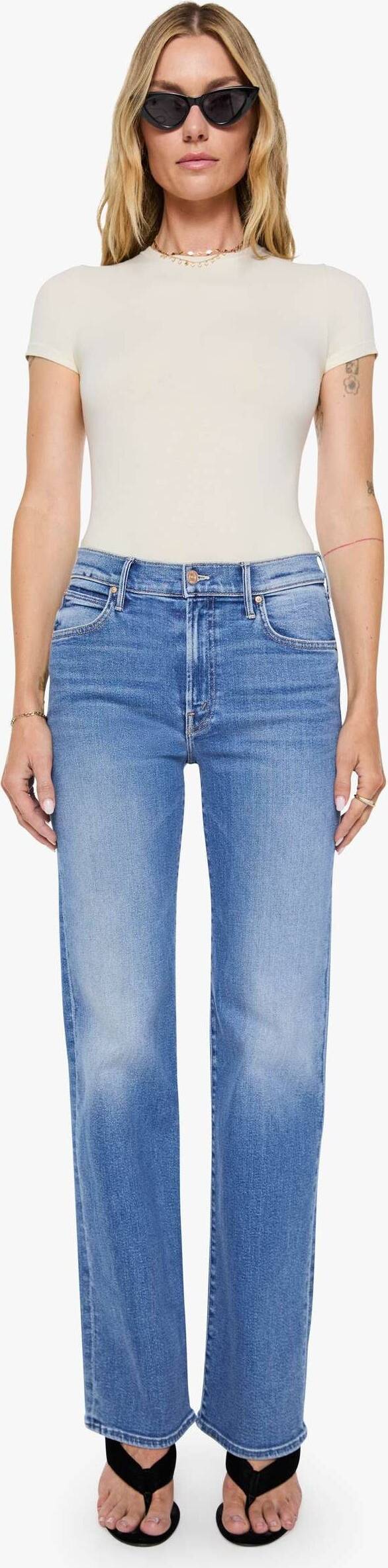 High Rise Bootcut Jeans Favorite - Blue