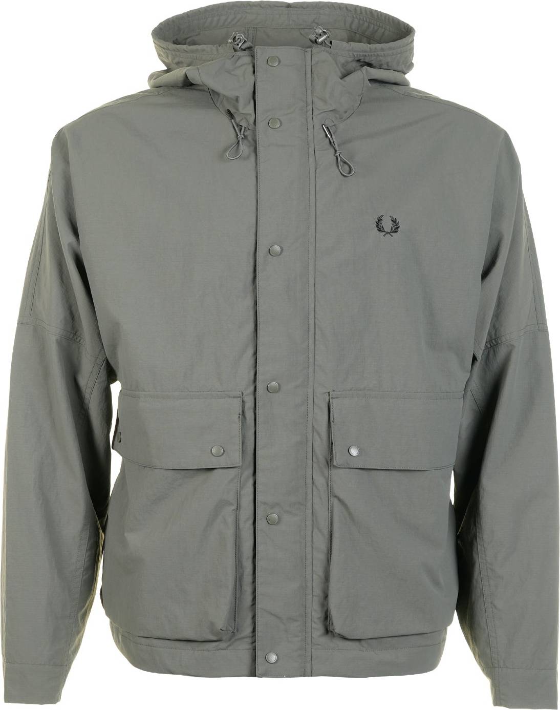 Fred Perry Cropped Ripstop Parka - Tan