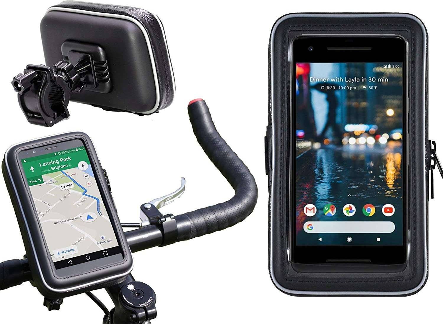 Bike holder for smartphone Navitech Waterproof Bike Mount For Theï Ulefone Note 7p