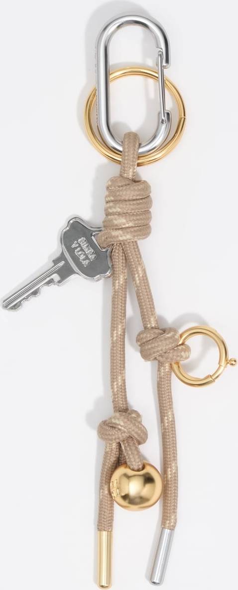 Natural Rope Key Ring - Ivory