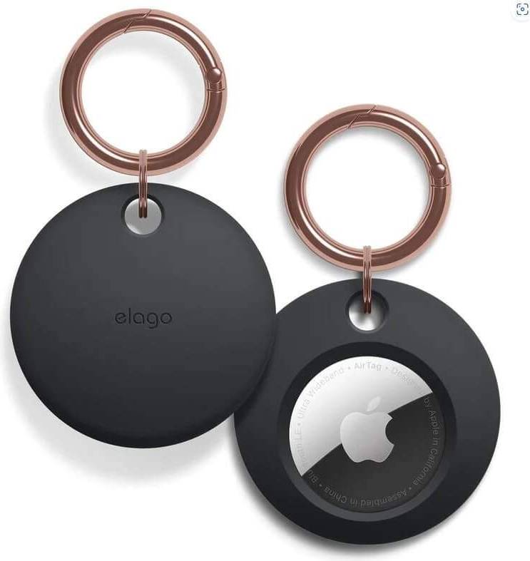 Plånbok airtag Elago Basic Key Chain AirTag - Black