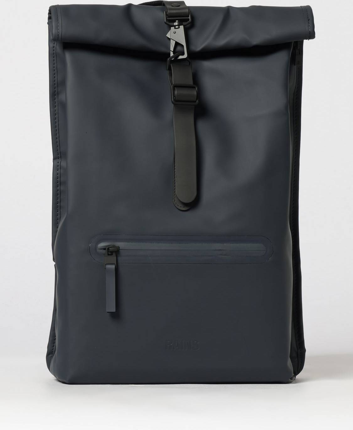 Rains rolltop backpack Rains Rolltop Rucksack Waterproof Polyester Backpack Hook Closure - Blue