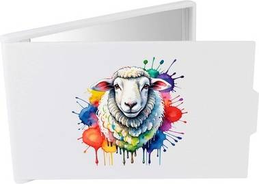Azeeda Sheep Portrait Compact Makeup Mirror