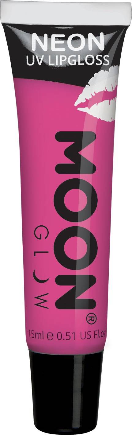 Moon Glow Neon UV Lipgloss Intense Pink Raspberry