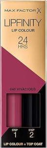 Max Factor Lipfinity Lipstick Two Step New In Box - One Size