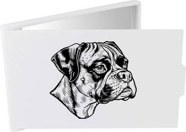 Azeeda Boxer Dog Portrait Compact Makeup Mirror