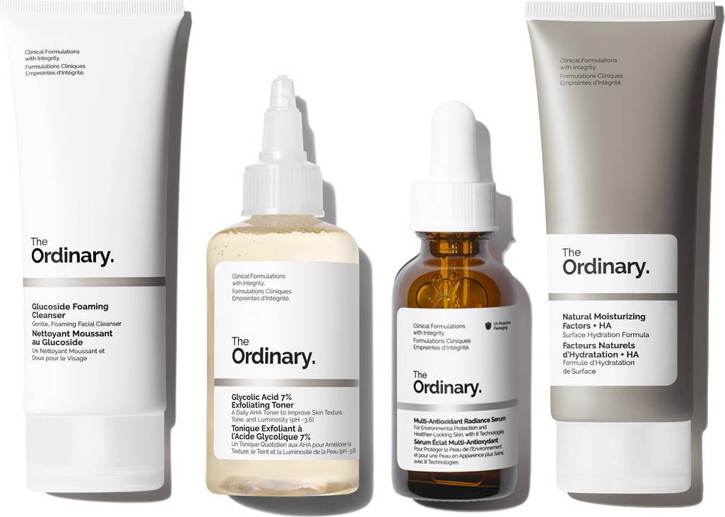 The ordinary set The Ordinary 3-Step Routine Radiance Clarity