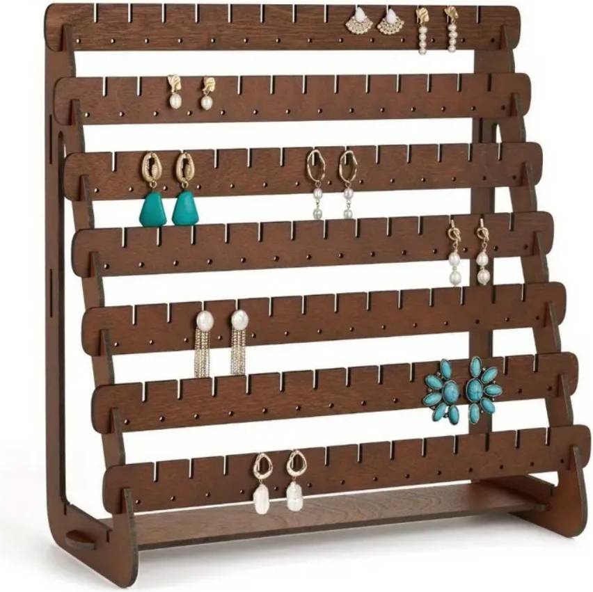 Temu Earring Display Stand Jewelry Storage Organizer Large Capacity Rack