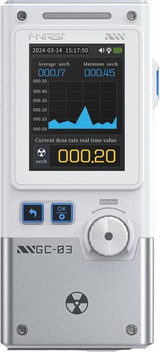 FNIRSI Multifunctional Ionizing Radiation Detector GC-03 WT