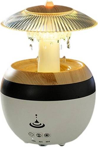 Kepptory Raindrop Humidifier 450ml with Essential Oil Diffuser